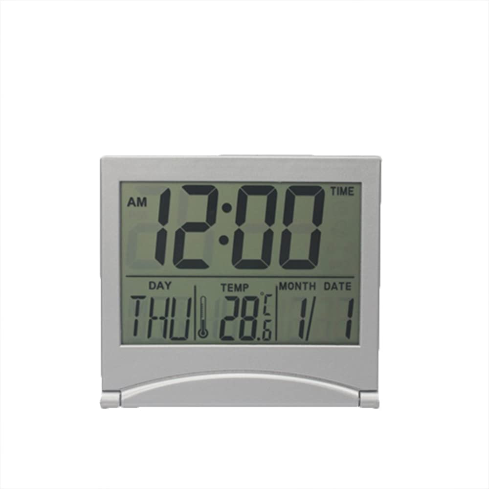 Amazon.co.jp: クロック 電波時計 目覚まし時計 折りたたみ式 旅行