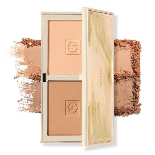 Jouer Sunswept Bronzer Duo 2 Complementary Shades Velvety Formula Matte