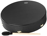 REMO World Percussion Buffalo Drum - 16x3,5 - E1-1316-BE schwarz