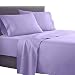 Clara Clark Supreme 1500 Collection 3pc Bed Sheet Set - Twin (Single) Size, Lavender