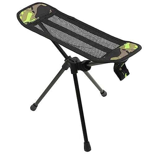 Mikikit Portable Foldable Fishing Chair Lightweight Outdoor Camping Stool for Travel Picnic and Garden Use Convenient Space Saving Design with Durable Construction