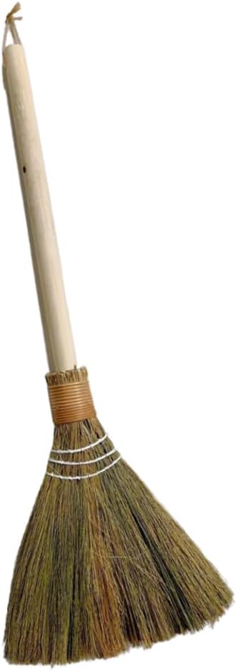 Hand Woven Detachable Cleaning Broom 74cm Small Household Whisk Broom for Farmhouse Dusting and Desktop Sweeping