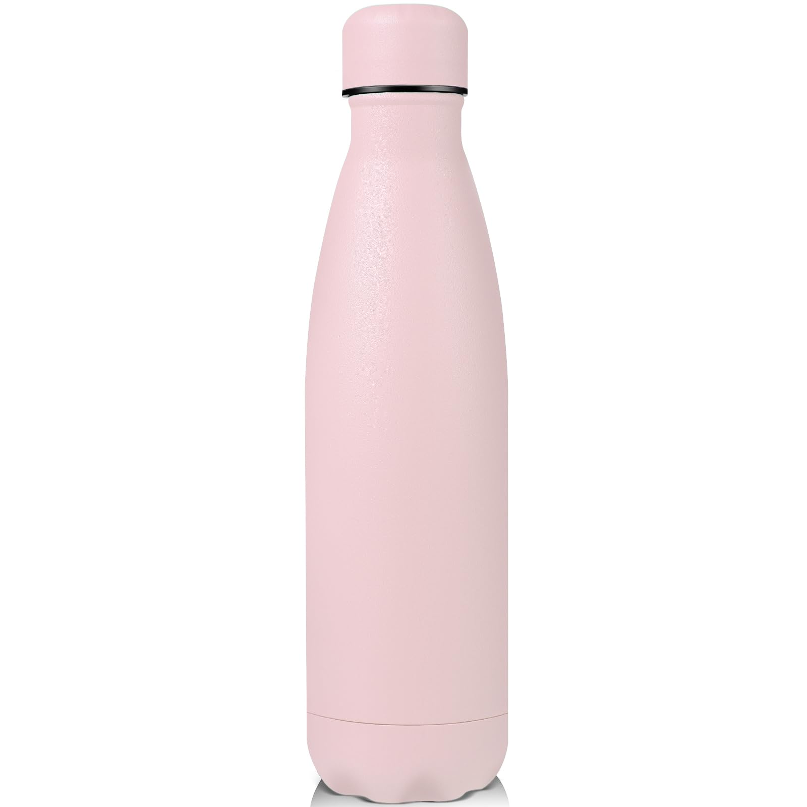 Volhoply 740 ml Insulated Water Bottle 1/2/4 Pack, Double Wall Stainless Steel Vacuum Bottles, Keeps Cold 24H & Hot 12H, BPA Free Leak Proof Bottles (Pink,1 Pack)