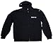 Sparco SP04100NR3L Zip WWW Hoodie Large Black Sweatshirt