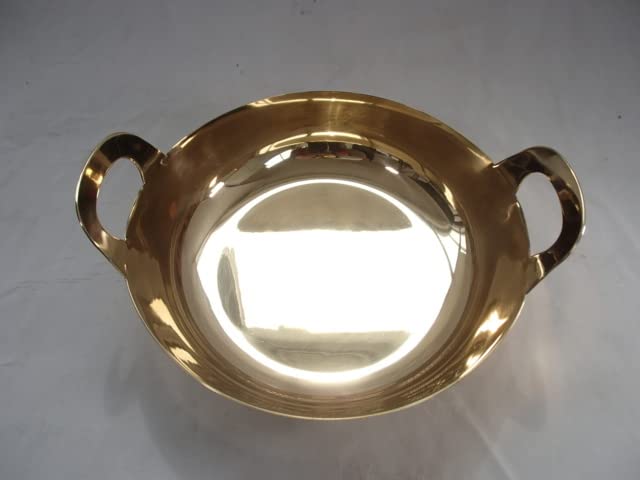 Amazon.co.jp: 即落札 真鍮製 天ぷら鍋 30cm 真鍮 天ぷら 揚げ鍋