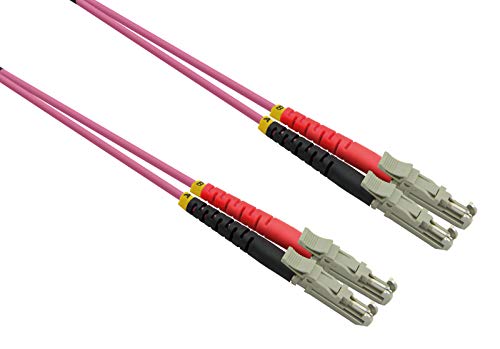 Roline Cavo in Fibra Ottica Duplex 50/125µm OM4, LSH/LSH, LSOH, Viola, 2 m