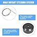 WFLNHB 10FT Boat Rotary Steering System Outboard Kit SS13710 Marine with Wheel