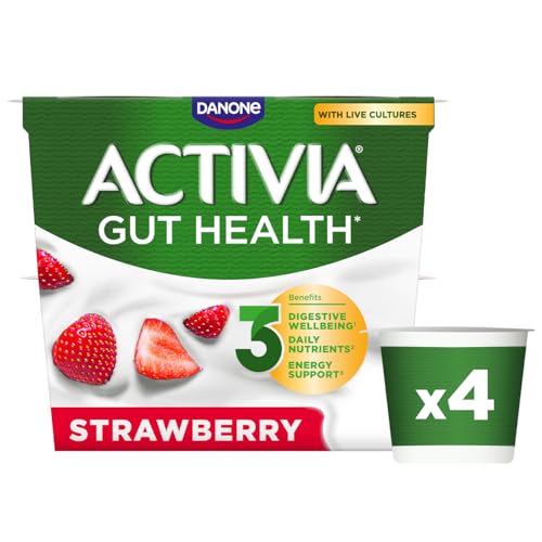 Activia Strawberry Yoghurt 4x115g