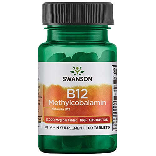 Swanson B12 Methylcobalamin 5000mcg Tablets