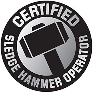 fagraphix Sledge Hammer Operator Sticker Decal Self Adhesive Laborer 6.00
