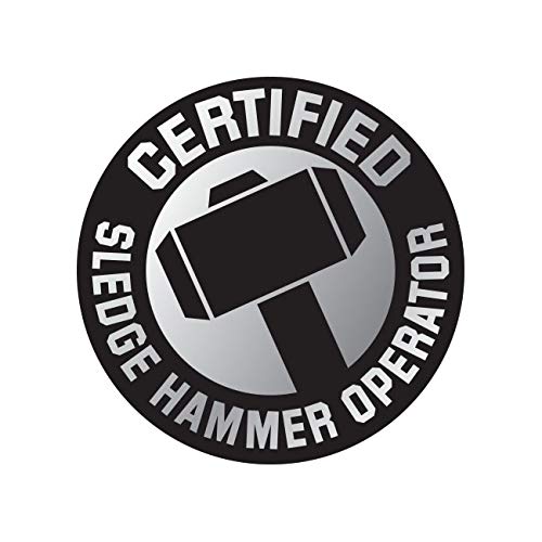 fagraphix Sledge Hammer Operator Sticker Decal Self Adhesive Laborer 12.00