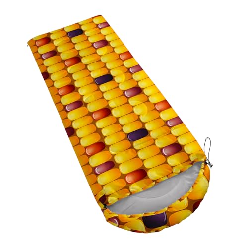 Bolsa de Dormir Musical Note para Adultos, 3 Estaciones, Color Amarillo, Ligera y Resistente al Agua miniatura 4
