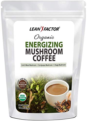 Lean Factor: Organic Energizing Mushroom Coffee - (10 oz) Ba