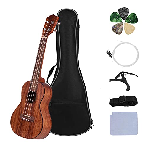 KEPOHK 21/23/28 pouces 15 frettes acajou Soprano ukul¨¦l¨¦ ensemble guitare Sapele teakwood 4/6 cordes guitare hawa?enne… - Les Beatles, Paul McCartney, John Lennon, RIngo Starr, George Harrison KEPOHK 21/23/28 pouces 15 frettes acajou Soprano ukul¨¦l¨¦ ensemble guitare Sapele teakwood 4/6 cordes guitare hawa?enne…