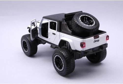 Amazon.com: 2021 Gladiator Off-Road Pickup Truck White with Black