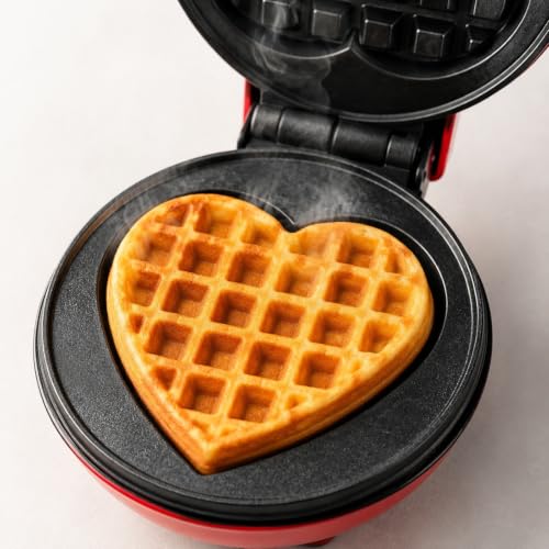 Heart Shaped Waffle Maker Mini Non-Stick Waffle Machine for Breakfast Lunch - image 5