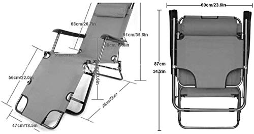 Zero Gravity Lounge Chair, Lightweight Sun Lounger Foldable Garden Chairs Set Of 2 Folding Reclining Sun Lounger,Outdoor Garden Beach Folding Chair Single Folding Simple Recliner Bed For Patio,Conserv #TOP5