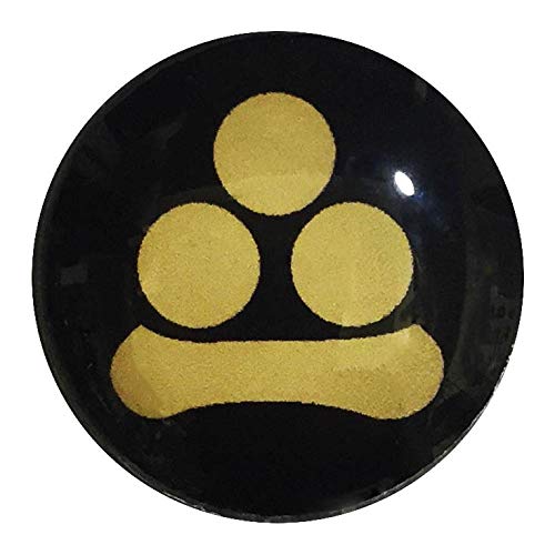 家紋ピンバッジ 20mm 渡辺星 ピンバッチ pins 家紋