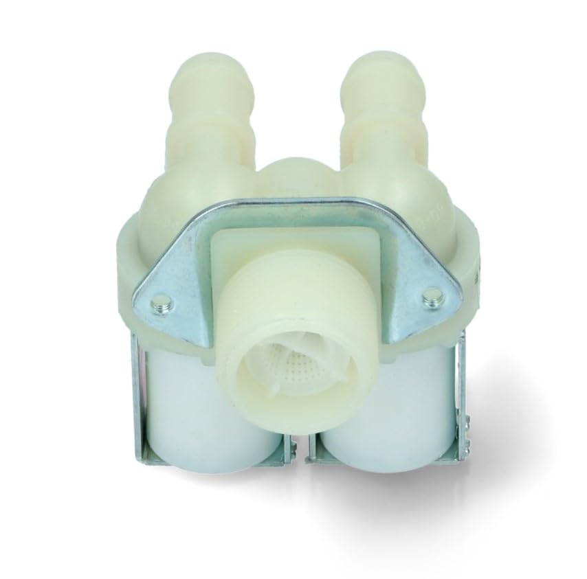 Valvola elettrica doppia 180° dritta Ø14mm