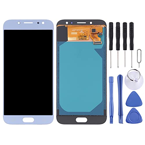 Écran tactile LCD pour Galaxy J7 2017 J730F bloc complet bleu - 2