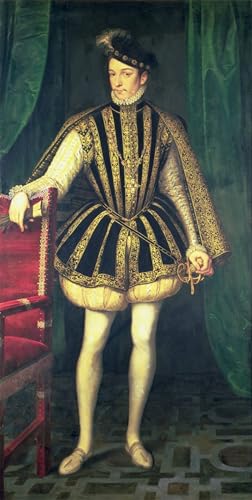 Cuadro de Rey Carlos IX de Francia por François Clouet lienzo decorativo 60x90cm