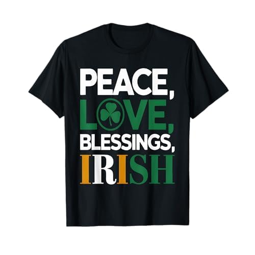 Faith Irish Blessings Christian St. Patrick's Day デザイン Tシャツ