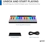 Gemini Son PianoProdigy 24-Key Clavier lumineux interactif, instrument portatif IOS/Android
