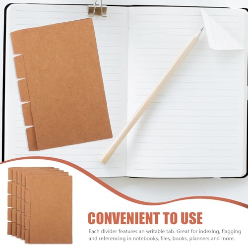 Separadores de papel de índice POPETPOP de 5 hojas para un manejo rápido de documentos 3