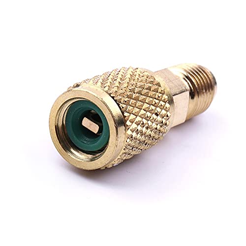 200 .LIBAISI 1 stks / 2 stks messing R12 R134A adapter fit voor auto airconditioner man 1/4 SAAIE Naar vrouw 1/4… - Image 3