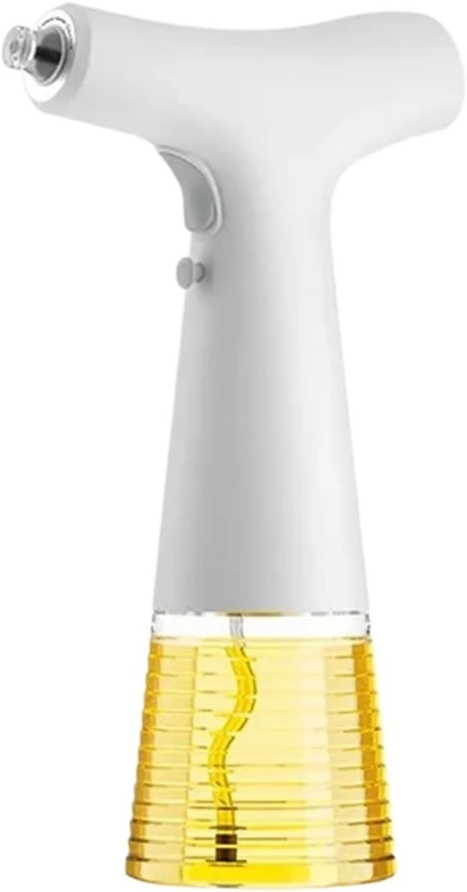 Oil Spray Bottle, Electric Oil Spray Bottle Spraying Fine Mist Columnar Household Control Kitchen Pressurized Watering,for Salad Making, Baking(Green)