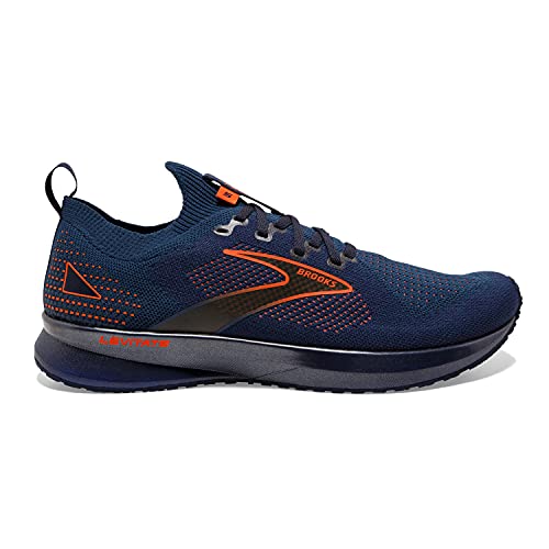Image of Brooks Men's Levitate StealthFit 5 Neutral Running Shoe, Peacoat /Titan /Flame, 9
