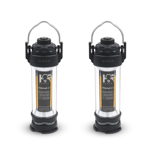 LED ランタン BATOT キャンプ ランタン 5つ点灯モード 3000mAH ランタン led 充電式 懐中電灯・無段階調光・IPX4防水防塵・磁石ベース・軽量 持ち運び便利・USB充電式 led キャンプ ライト アウトドア/ハイキング/探検/夜釣り/キャンプ/ハイキング/地震/災害/作業/停電/非常用照明/防災用 BK-BTX2 2個（Amazon）