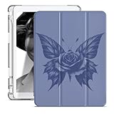 Porte-crayon & Chargement Sans Fil: Cette housse Compatible avec coque iPad Air 3ème Génération 2019/iPad Pro 2017 10,5