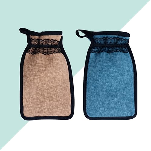 Beavorty 6 Peças Luva Esfoliante Luvas Esfoliantes Removedor De Desnatado Morto Luvas De Banho Luva