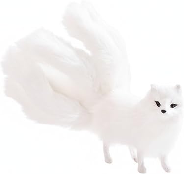 Fox Plush Toy, Nine Terrier Fox, Cute, Figurine, Ornament, Interior, Present, Gift