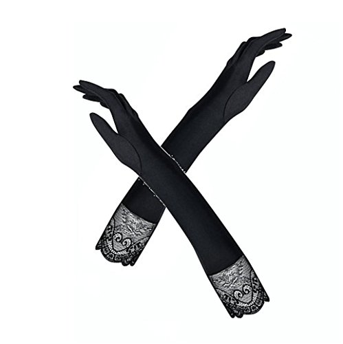 1001-kleine-Sachen AT Handschuhe Miamor mit Spitze in schwarz von Obsessive Dessous