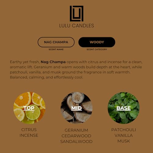 Difusor de aroma Lulu Candles Nag Champa 4.2 FL Oz. miniatura 3