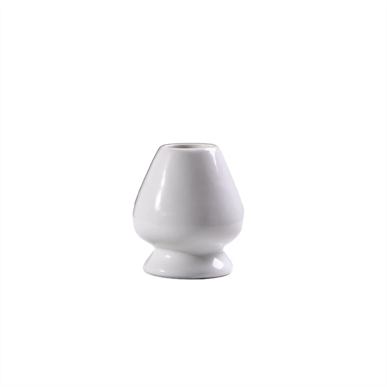 SXYAO Matcha Whisk Stand Ceramic Material Japanese Tea Ceremonial Accessories Traditional Tools Brush Holder Tea Lovers Gift Tea Party Must-Have(White)