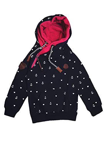 Preisvergleich Produktbild SQUARED & CUBED Kapuzenpullover Herz Anker blau (128)