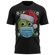 Unisex Sprout Mask Fairisle T Shirt - Funny Christmas Present for Him or Her - Lockdown Christmas Ideas LOCKDOWN CHRISTMAS: Gift your friend or family member this christmas classic with a 2020 lockdown twist FUNNY T SHIRTS: Show off your sense humour...