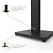 Kanto ST28 28” Universal Floor Speaker Stands for Bookshelf Speakers up to 30 lbs | Improved Sound | Hidden Cable Management | Timeless Design, | Pair | Black Steel w/Black MDF Base
