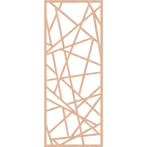 Image of Conway Decorative Pierced Fretwork Wood Wall Panels, 23 3 /8 inchW x 59 3 /8 inchH x 3 /8 inchT, Alder