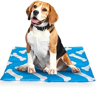 MARUNDA Dog Cooling Mat, Durable Pets Cool Mat Sleeping Bed Waterproof Ice Silk Self Cooling Pad for Pets Cats Puppy Home Travel & Cars Use