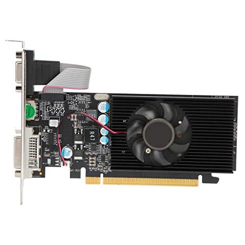 Oumij1 Video Card Graphics Card Desktop Video Card PCI Efficient Computer Accessories GT210 1G 64bit Cover