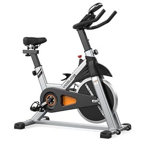 YOSUDA Indoor Cycling Bike Brake Pad/Magnetic Stationary Bike – Cycle Bike with Tablet Mount & Comfortable Seat Cushion
