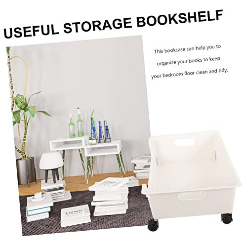 Rangement polyvalent pour documents et étagère mobile plastique sous bureau - 7