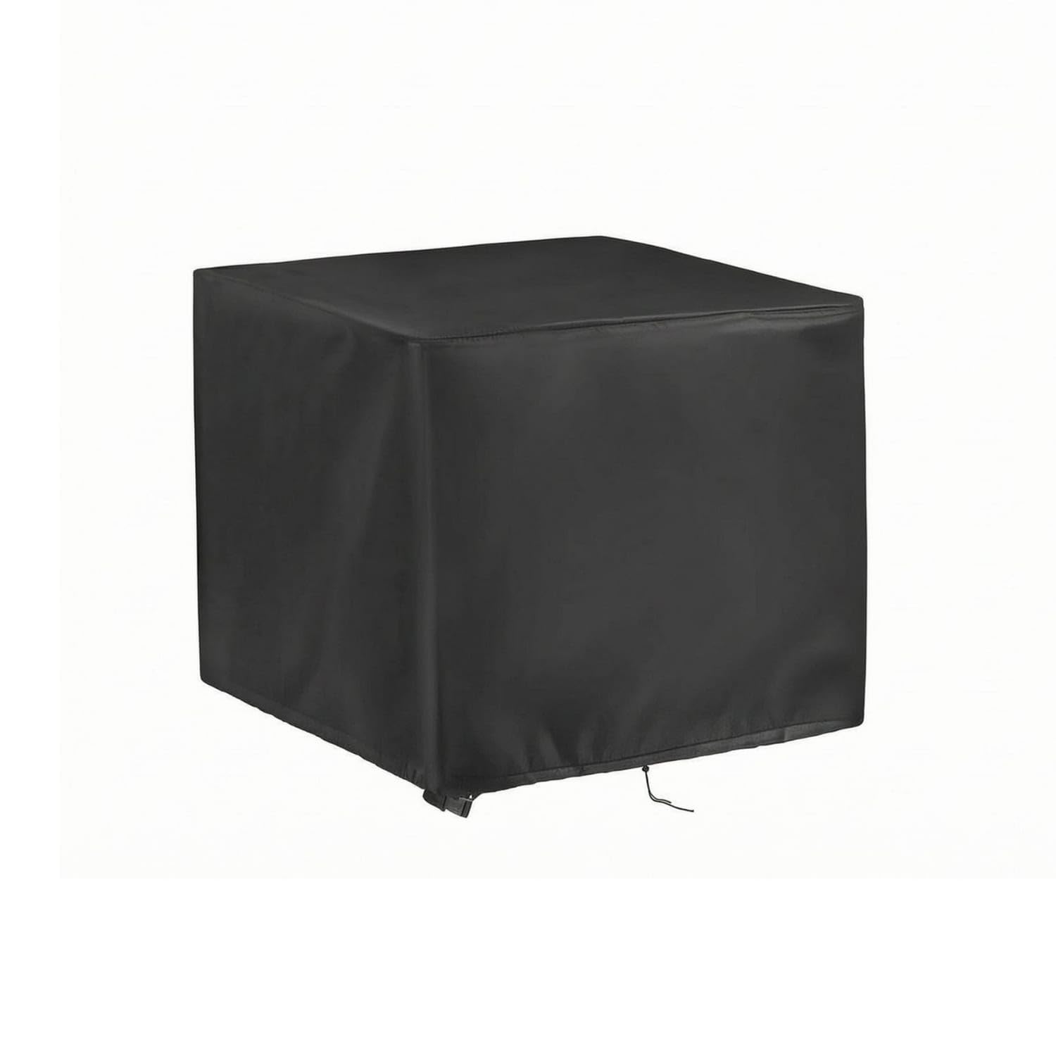 Black Camp Cooktop Cover Rectangular Gas Burner Cover Full Coverage Outdoor Gear Zippered for Camping, 13x13x6 Inch-image-18