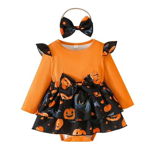 Disfraz de calabaza de halloween para bebe infantil, disfraz de calabaza para niño y niña, festival divertido para fiesta de disfraces, cosplay, color naranja