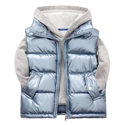Girls Winter Puffer Vest Kids Zip Up Lightweight Sleeveless Quilted Jackets Puffy Padded Warm Down Outerwear2