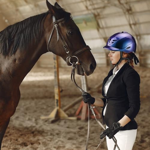Casque équestre de sécurité avec coque robuste et ventilation optimale